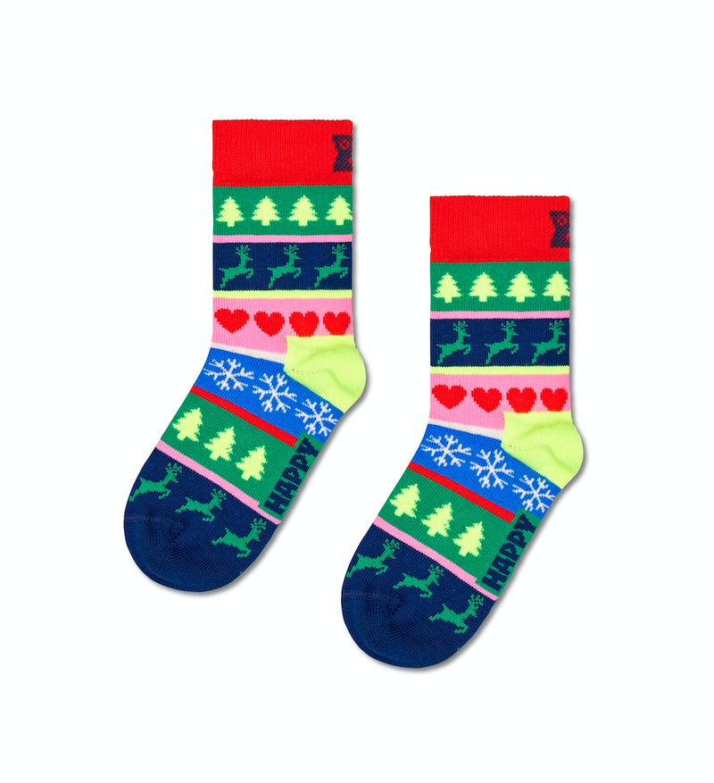 Kids Christmas Stripe Sock