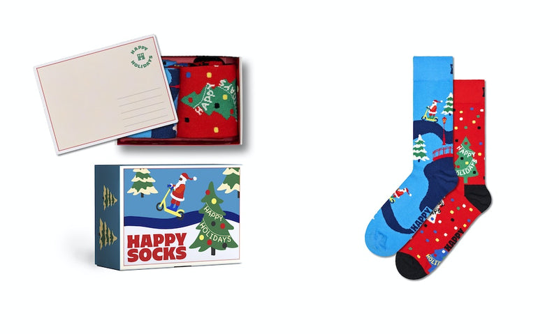 2-Pack Happy Holidays Socks Gift Set