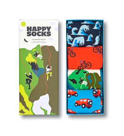 4-Pack Out And About Socks Gift Set