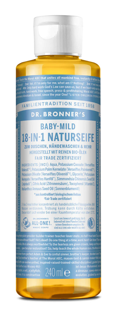 Dr. Bronner - 18-IN-1 NATURSEIFE Baby-Mild 240 ml